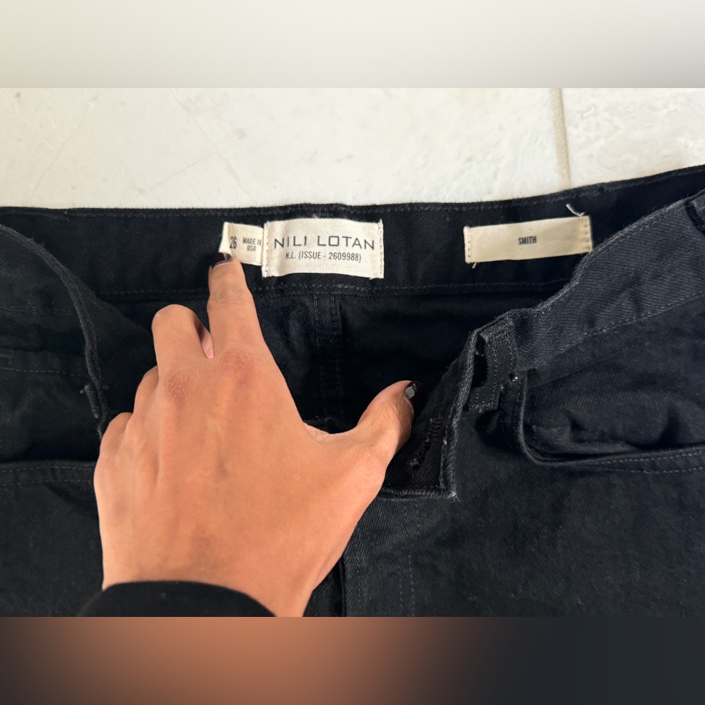 Nili Lotan Black Jeans